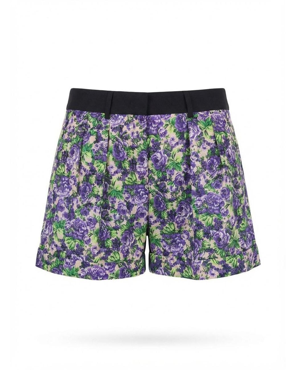 Max Mara Multicolor Pattern Shorts