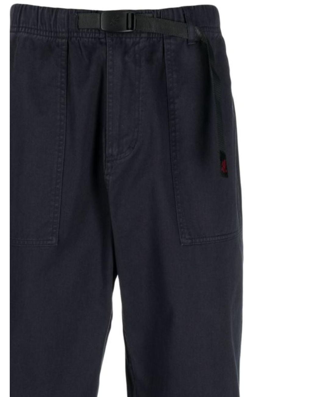 Gramicci Blue Elasticated Drawstring-Waistband Trousers for men