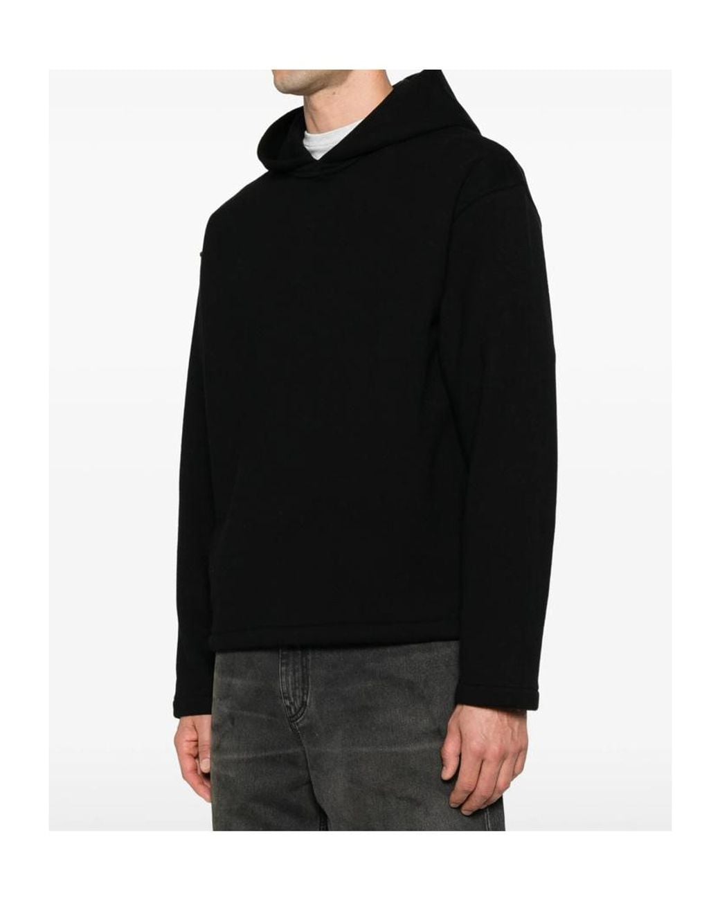 The Row Black Long-Sleeve Sweatshirt for men