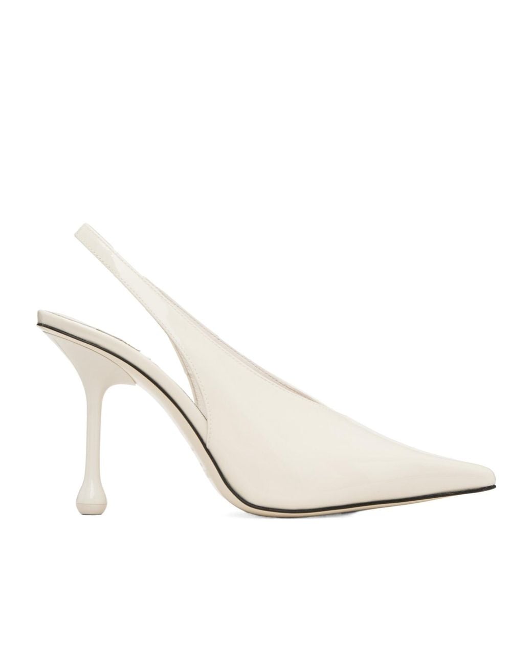 Jimmy Choo White Isa 95Mm High-Heeled Sandals