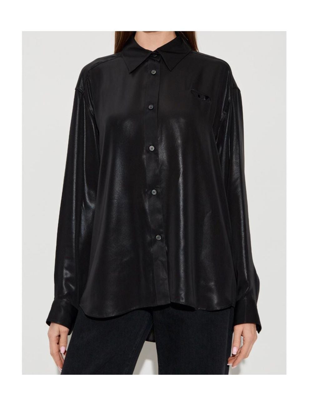 DIESEL Black C-Simplier Buttoned Shirt