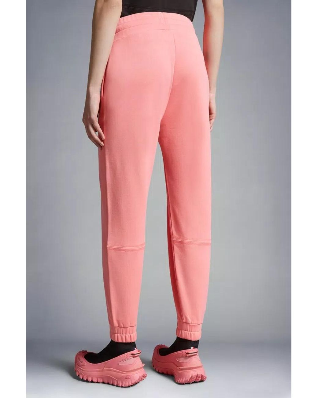 Moncler Pink Elasticated Waistband Sweatpants