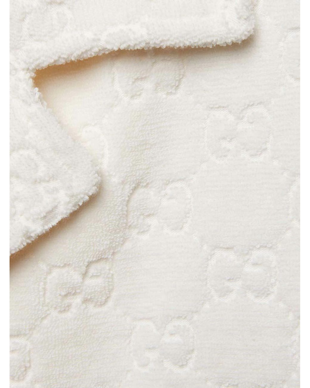 Gucci White Gg Cotton Jersey Gilet