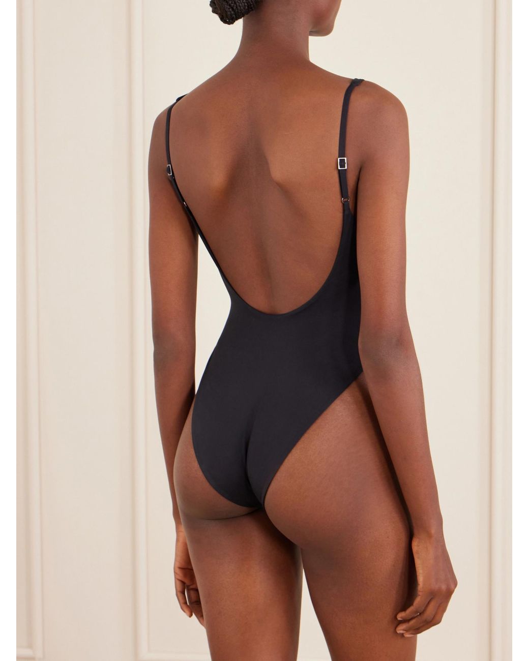 Haight Blue Minimal One-Piece Swimsuit