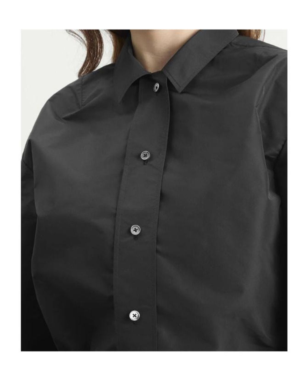 Jil Sander Black Elasticated-Hem Jacket