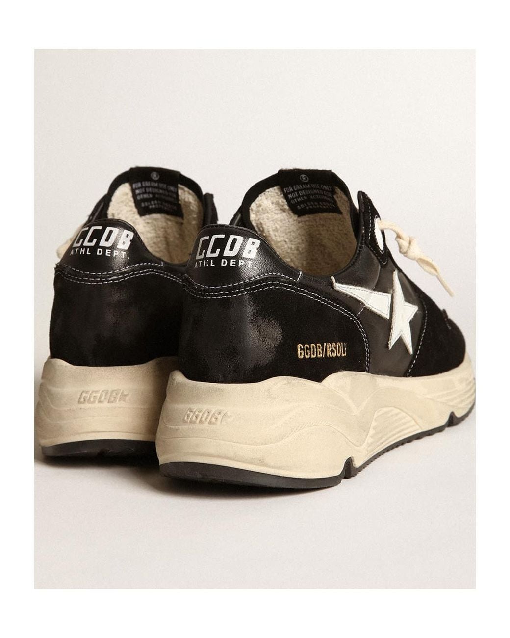 Golden Goose Deluxe Brand Black Running Sole for men