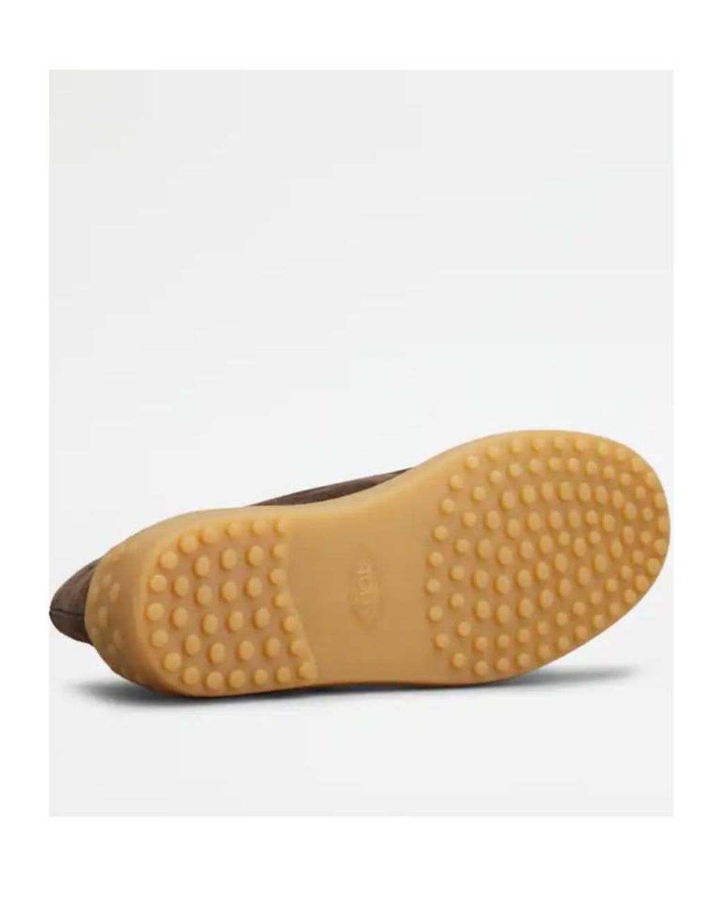 Tod's Brown Round-Toe Ankle Boots for men