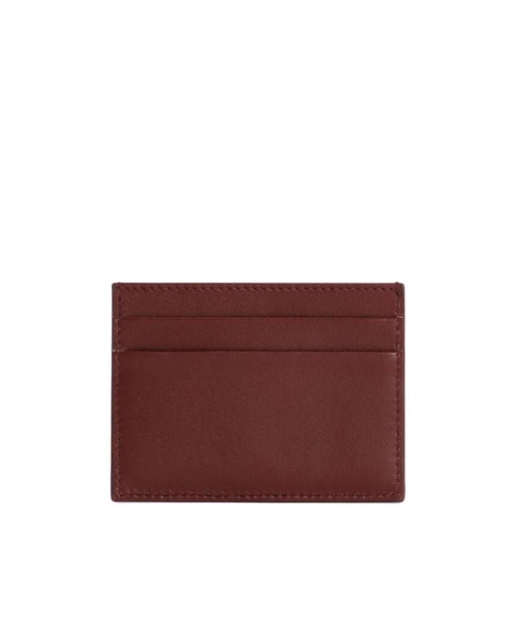 Dolce & Gabbana Purple Logo Plaque Card Holder