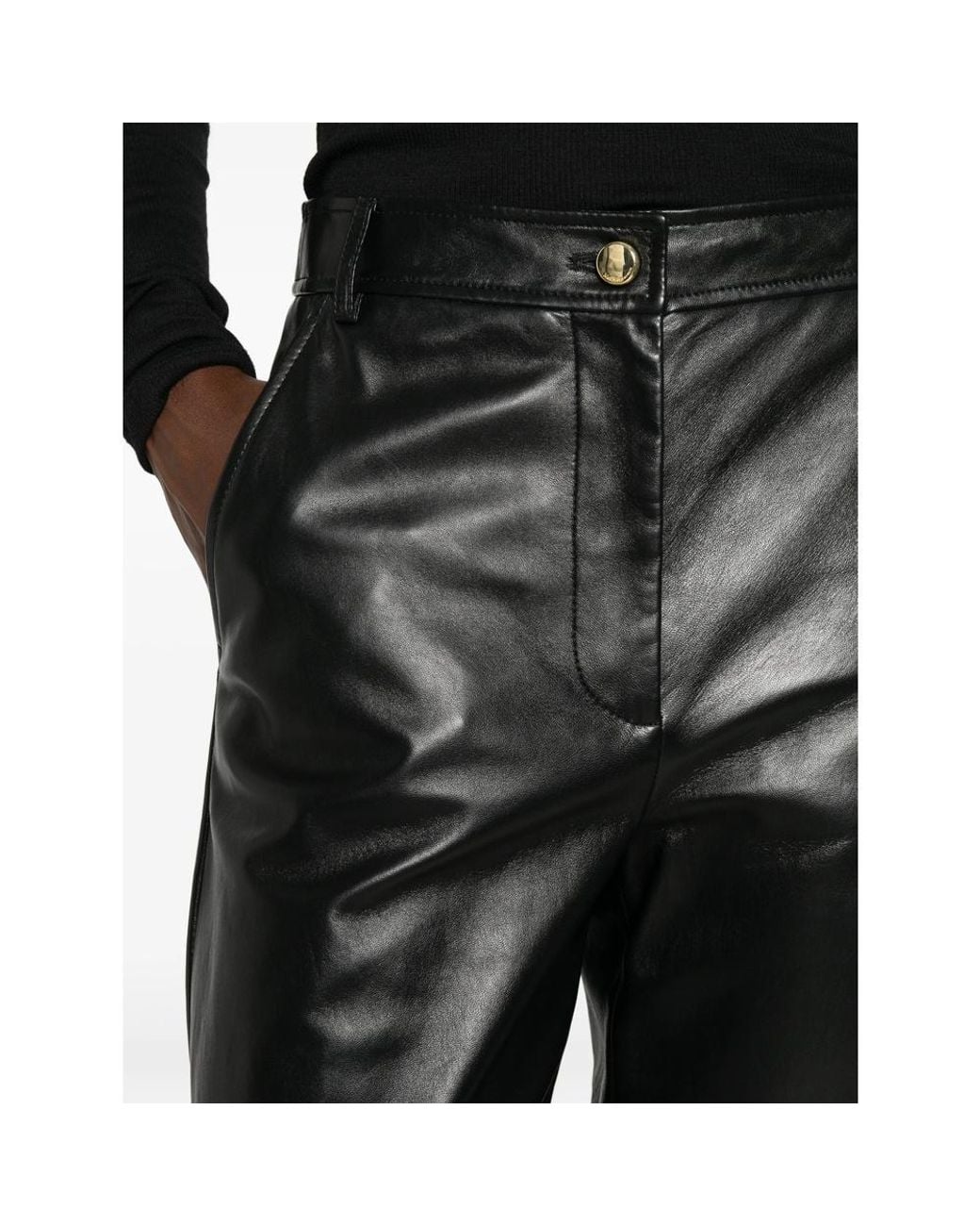 Max Mara Gray Casual Pants With Belt Loops