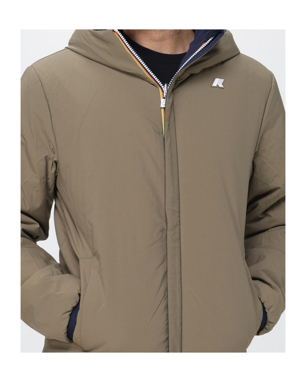 K-Way Blue Jack St Warm Reversible Jacket for men
