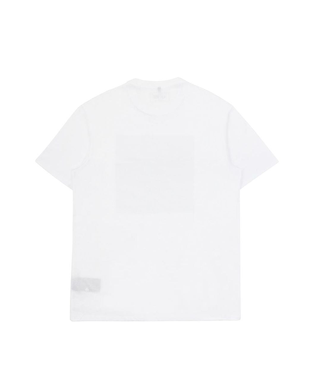 Armani Jeans White Round-Necked Logo T-Shirt for men