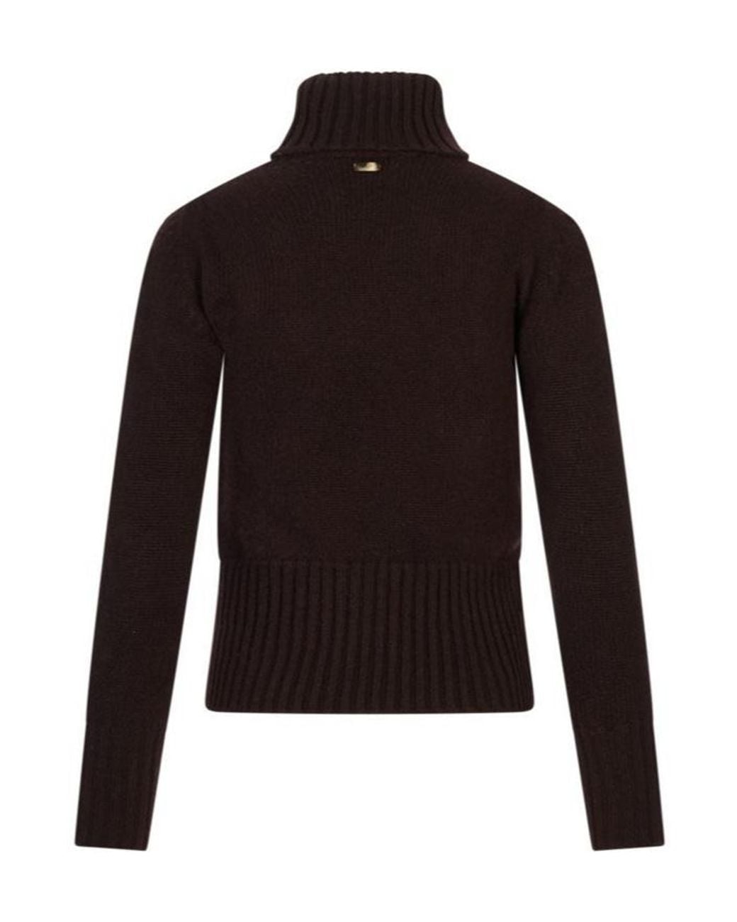 Fedeli Black Long-Sleeved Turtleneck Jumper