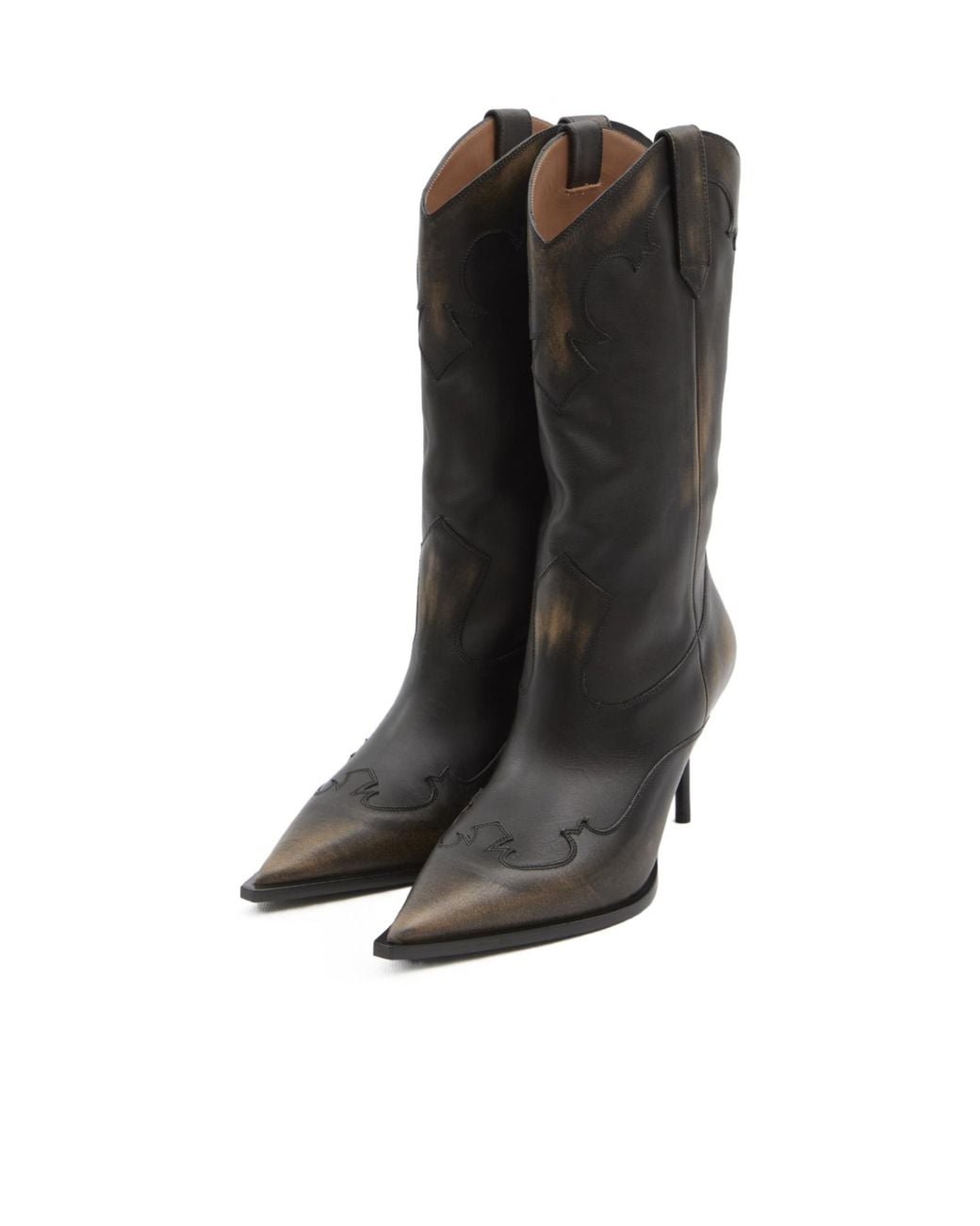 Paris Texas Black Lidia Heeled Boots