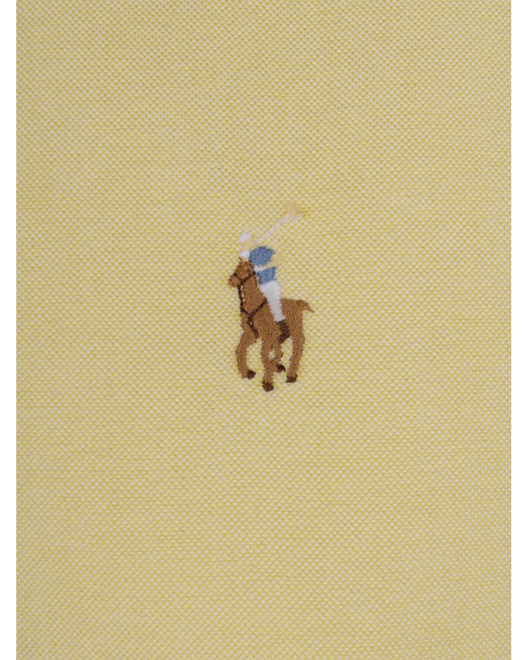 Polo Ralph Lauren Yellow Polo Pony-Embroidered Shirt