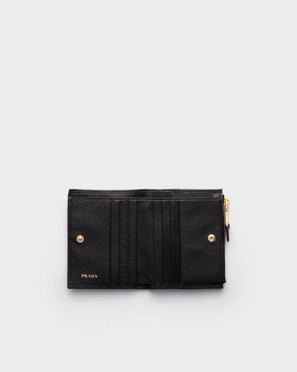 Prada Black Small Leather Wallet