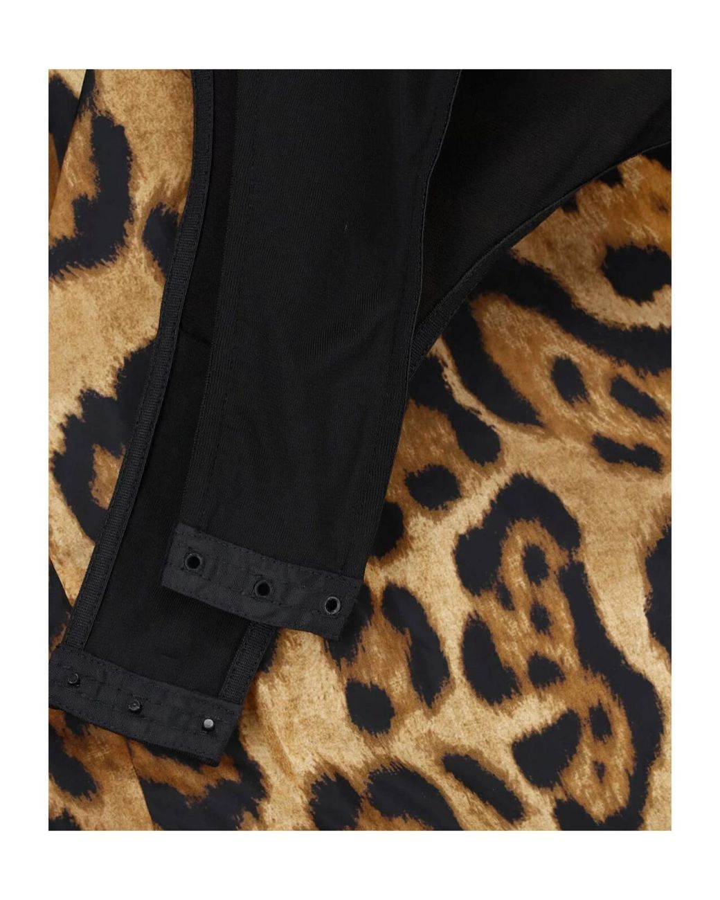 Alaïa Multicolor Alaïa Leopard Printed Bodysuit