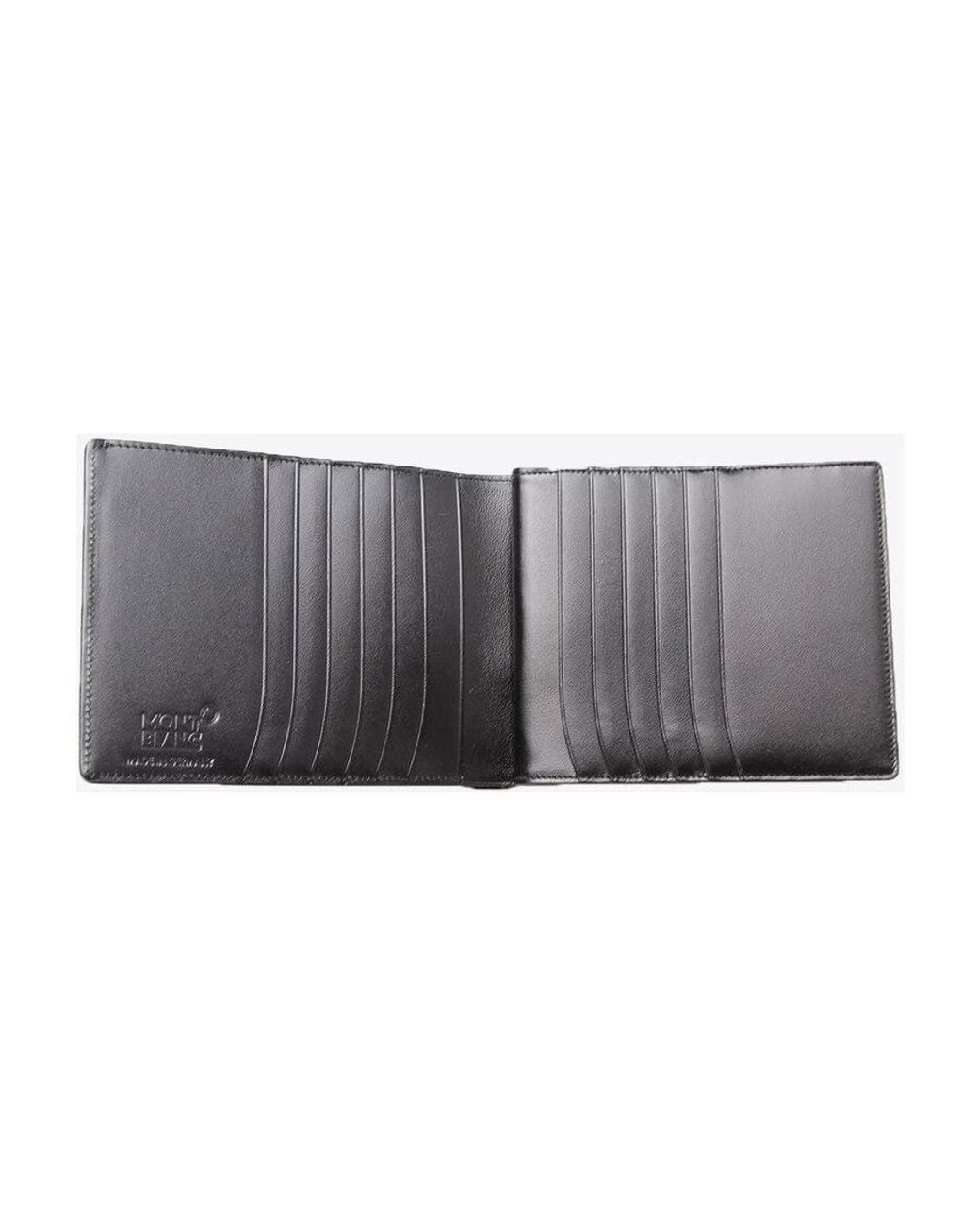 Montblanc Gray Folded Wallet for men