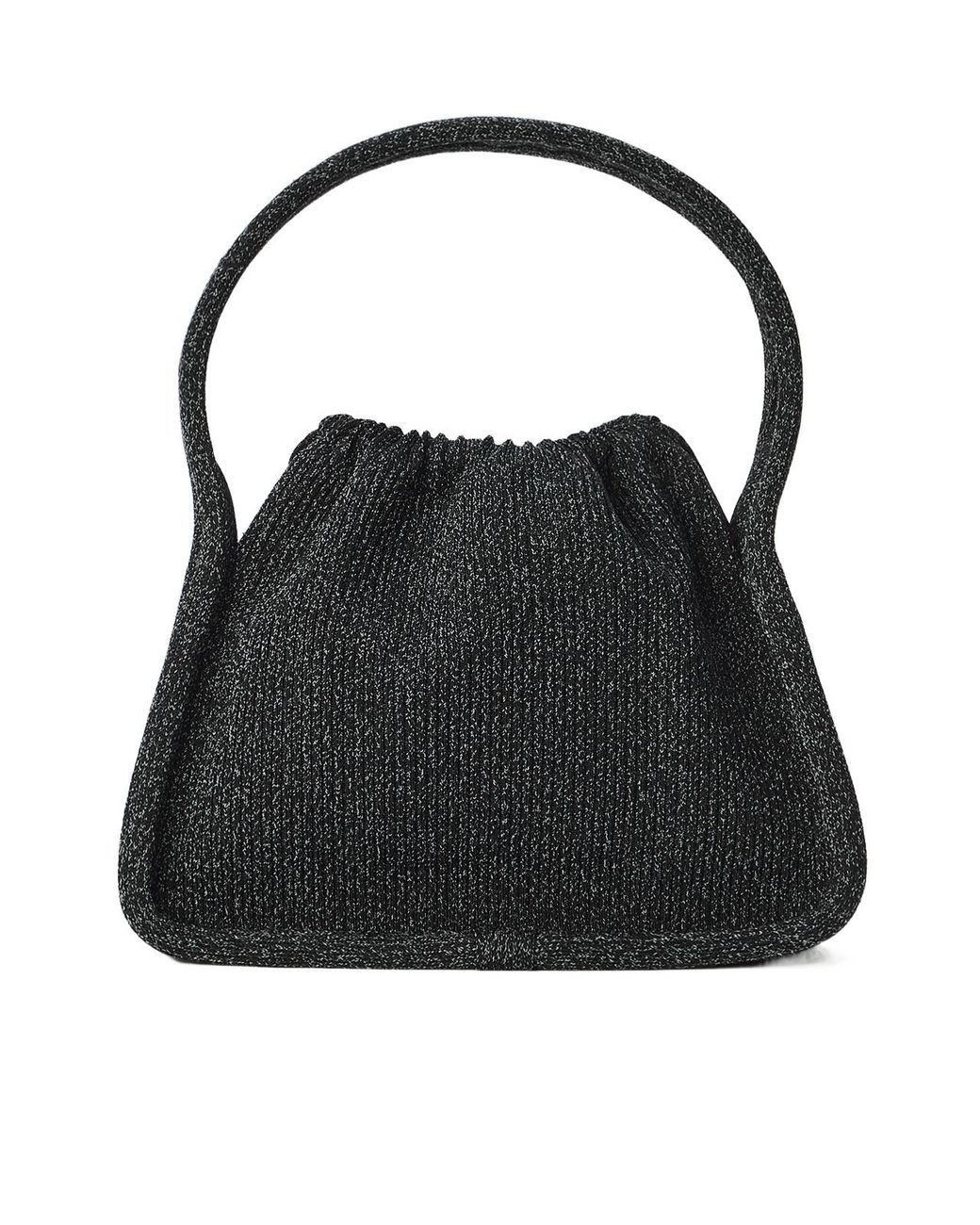 Alexander Wang Black Ryan Small Knit Tote Bag