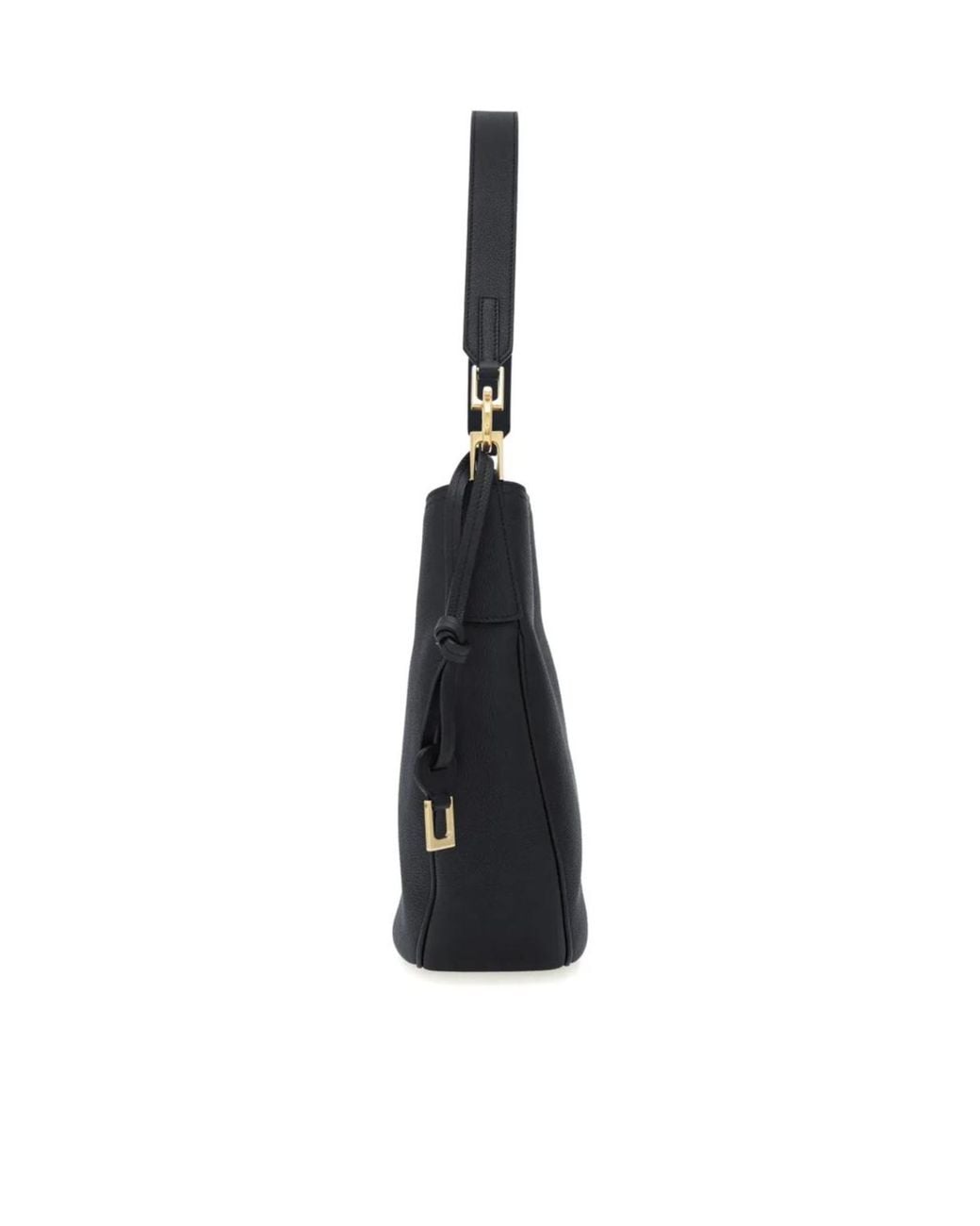 Ferragamo Black Ferragamo North-South Medium Hobo Bag