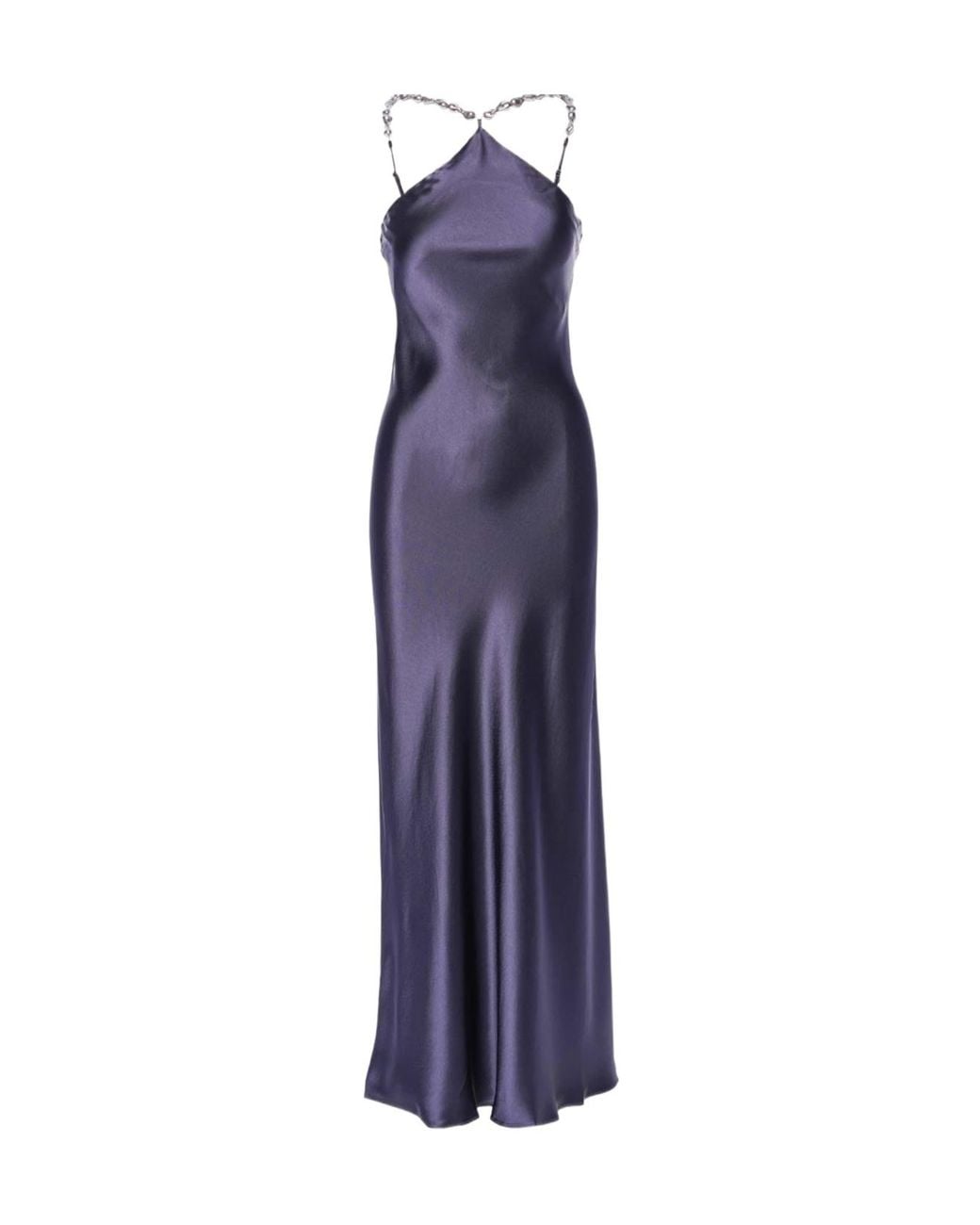 Staud Purple Halter Dress