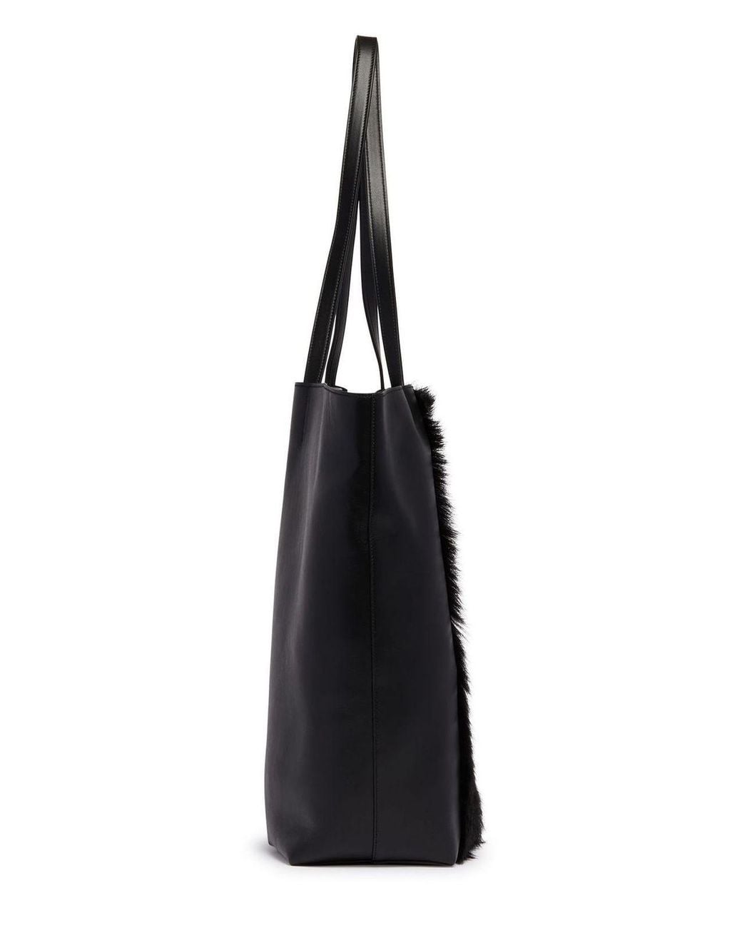 Totême  Black Totême Top Handle Tote Bag
