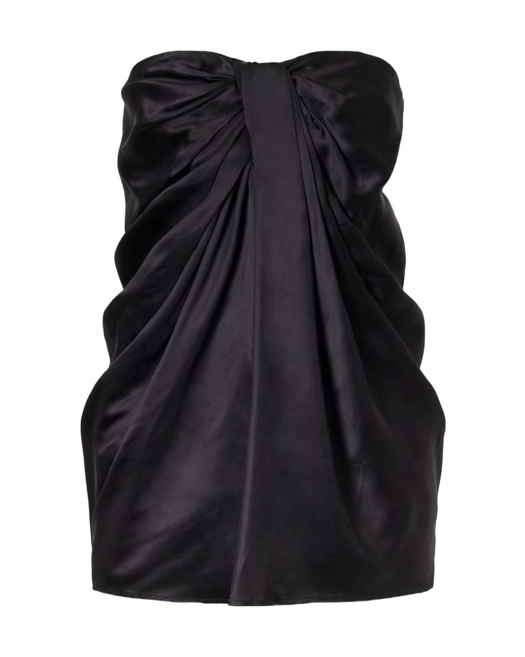 TOVE Black Strapless Top