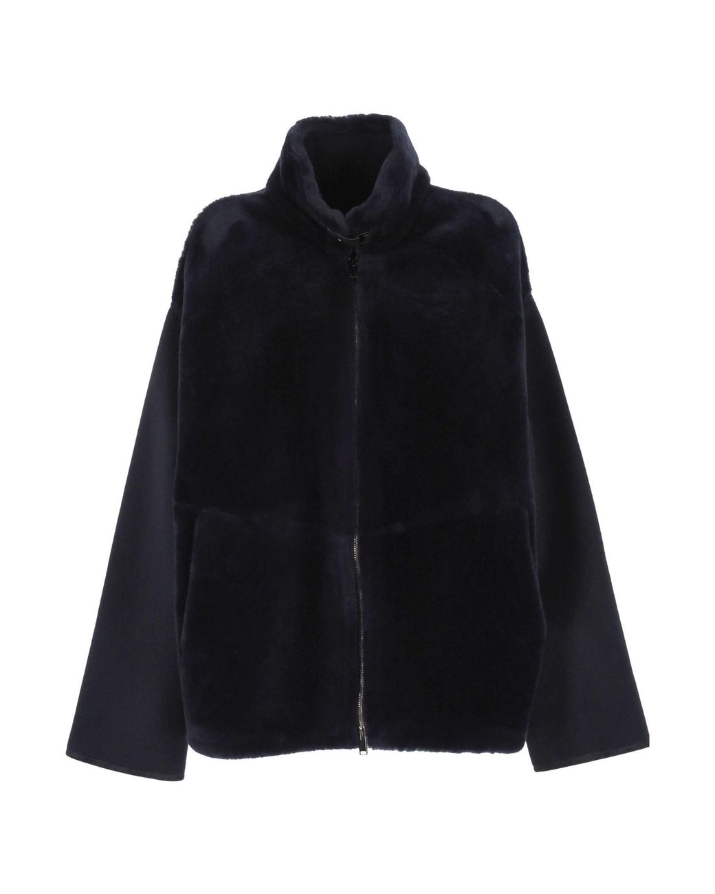 Lorena Antoniazzi Black High-Collar Jacket