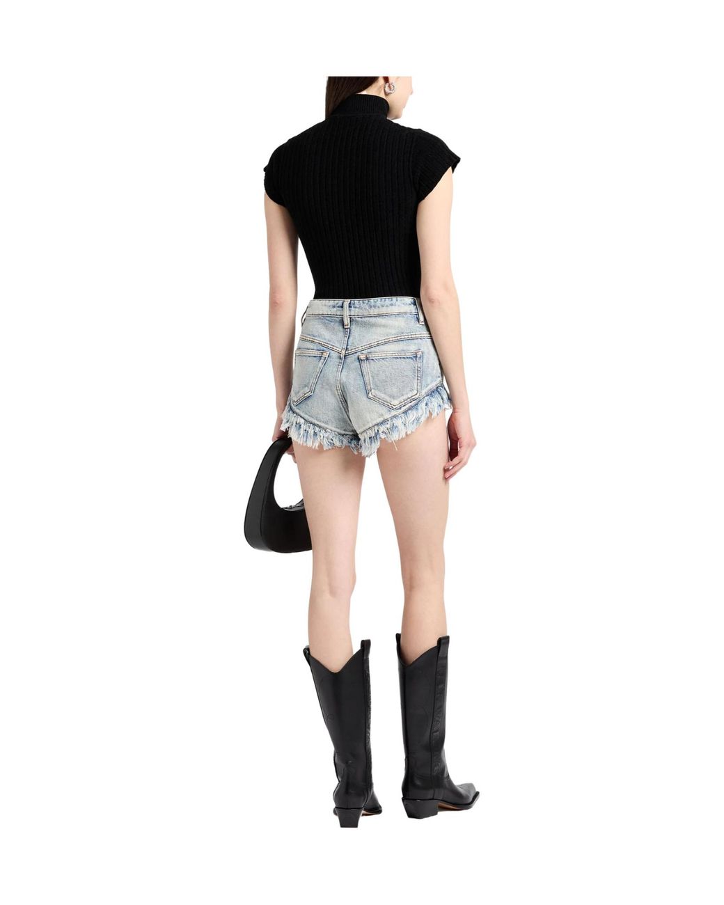 Isabel Marant Blue Light-Colored Denim Hot Pants
