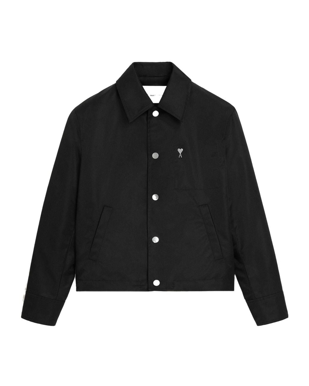 AMI Black Ami Ami De Coeur Stud Buttoned Jacket for men