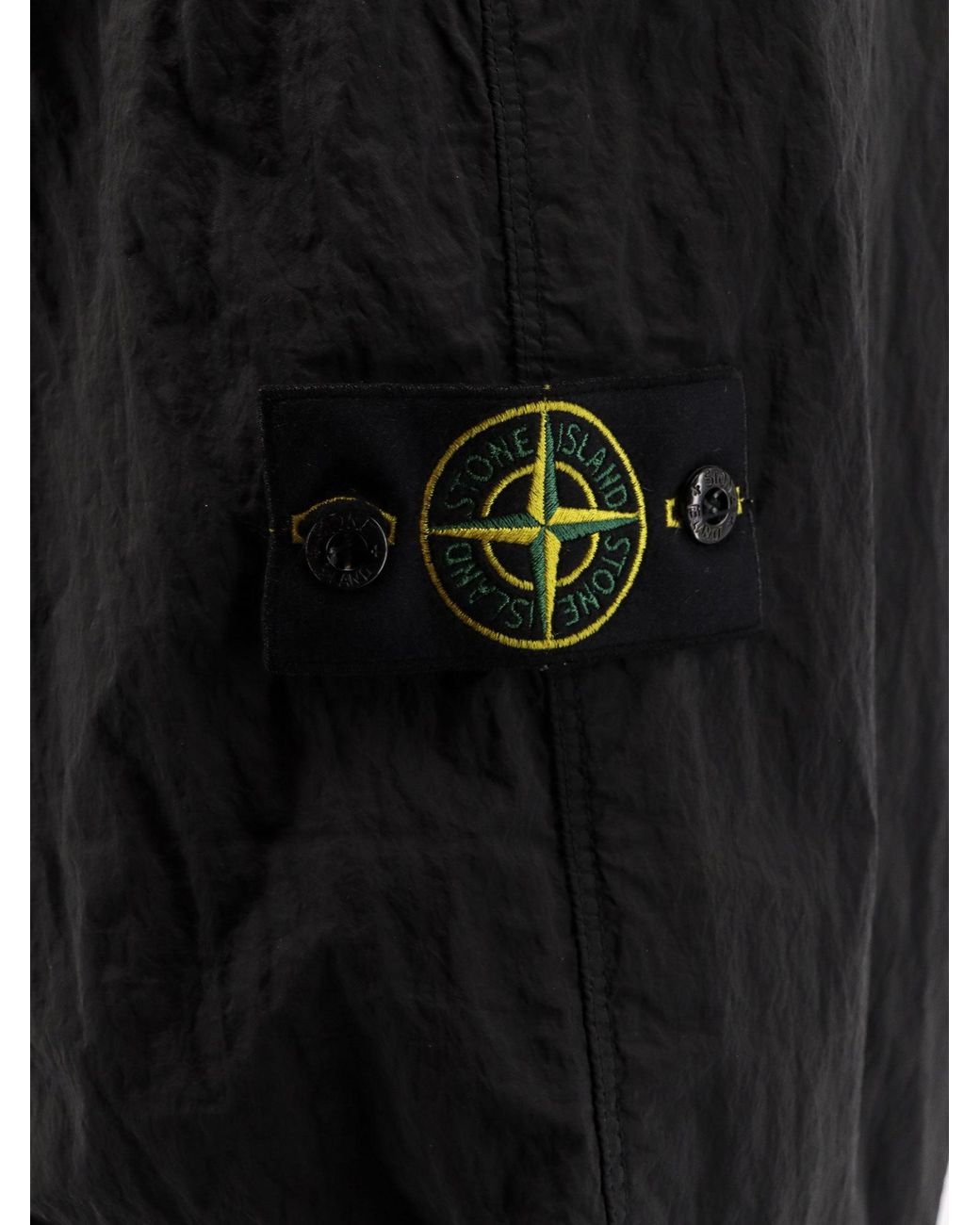 Stone Island Black Straight Trousers for men
