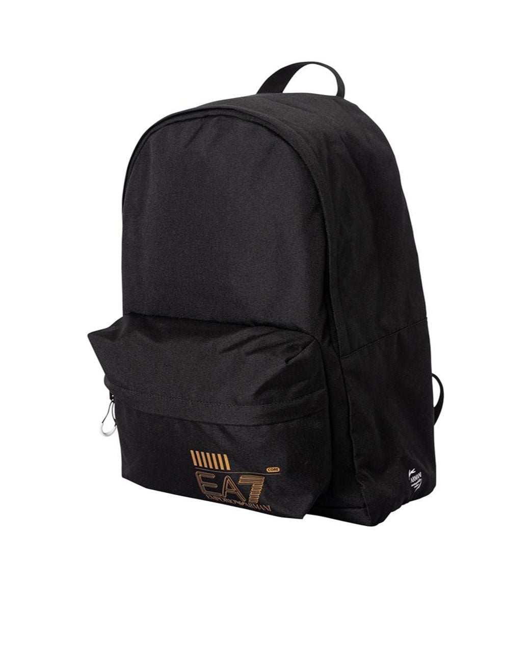 EA7 Black Train Core Zipped Backpack for men