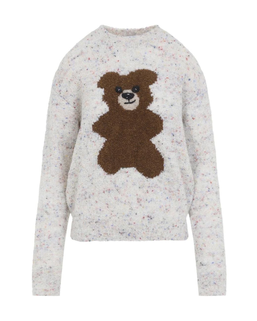 Moschino White Bear Sweater