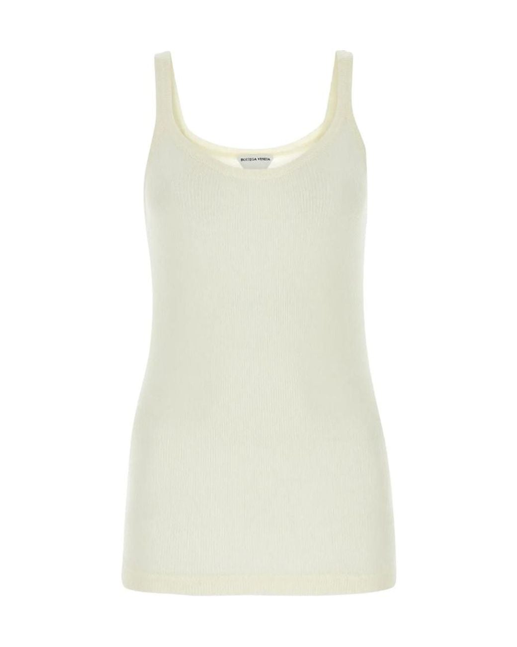 Bottega Veneta Natural Slim Fit Light Tank Top