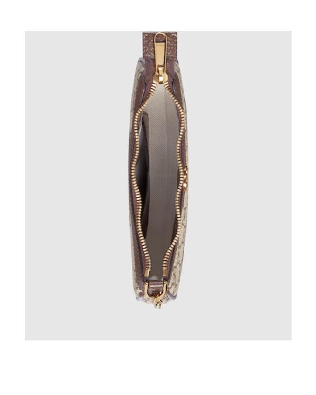 Gucci Gray Ophidia Monogrammed Mini Bag