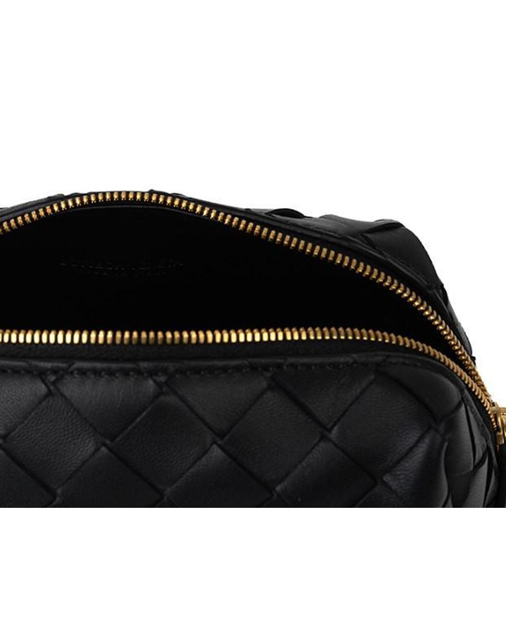 Bottega Veneta Black Woven Clutch