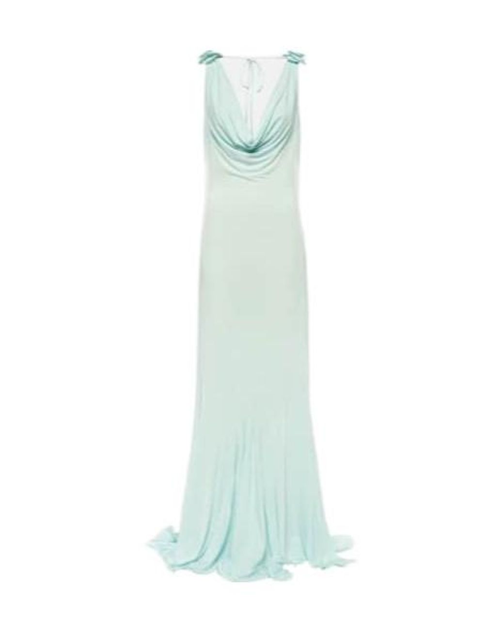 Magda Butrym Green Jersey Slip Dress