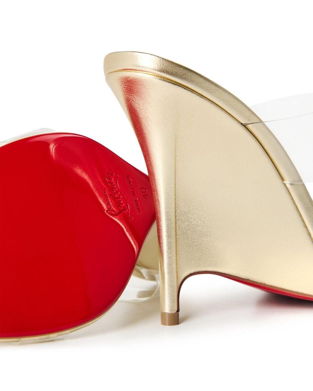 Christian Louboutin White Simple High Heels
