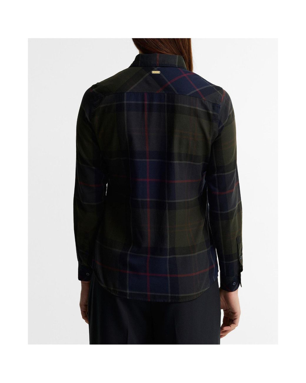 Barbour Blue Tartan Long-Sleeve Shirt
