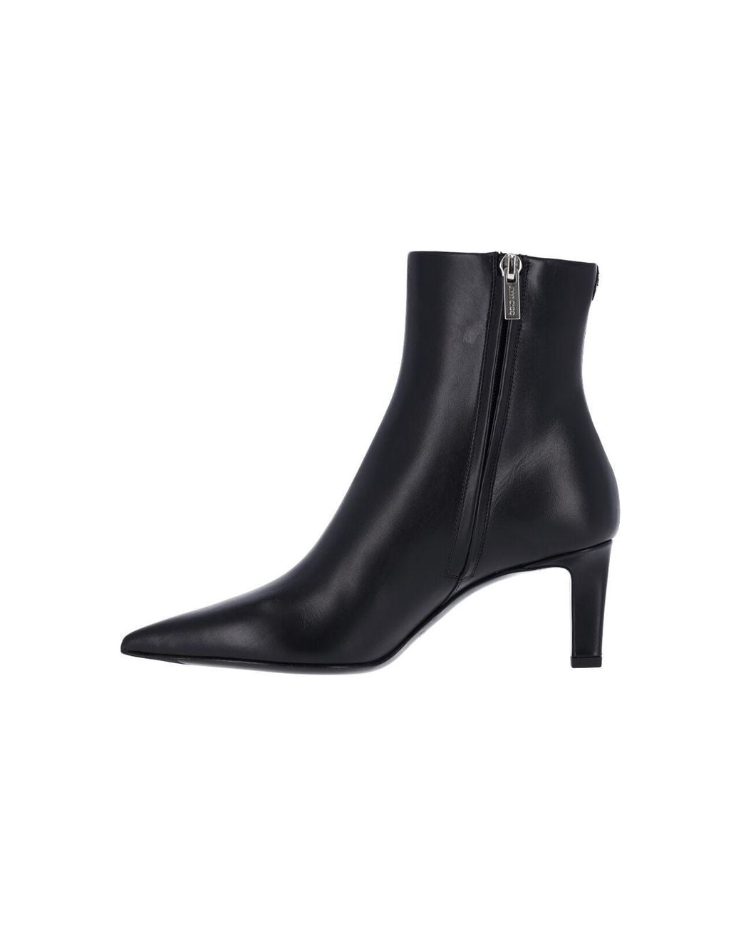 Jimmy Choo Black Frankie 65 Pointed Ankle Boots