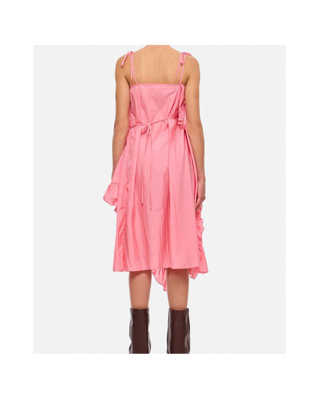 CECILIE BAHNSEN Pink Strap Dress