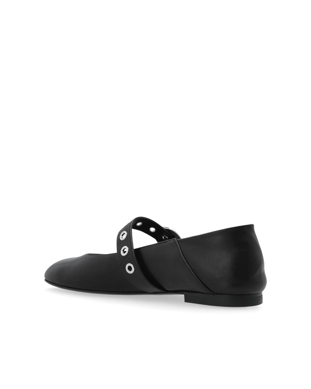 Stuart Weitzman Black "Ballerina Flats 'Mary Jane'
