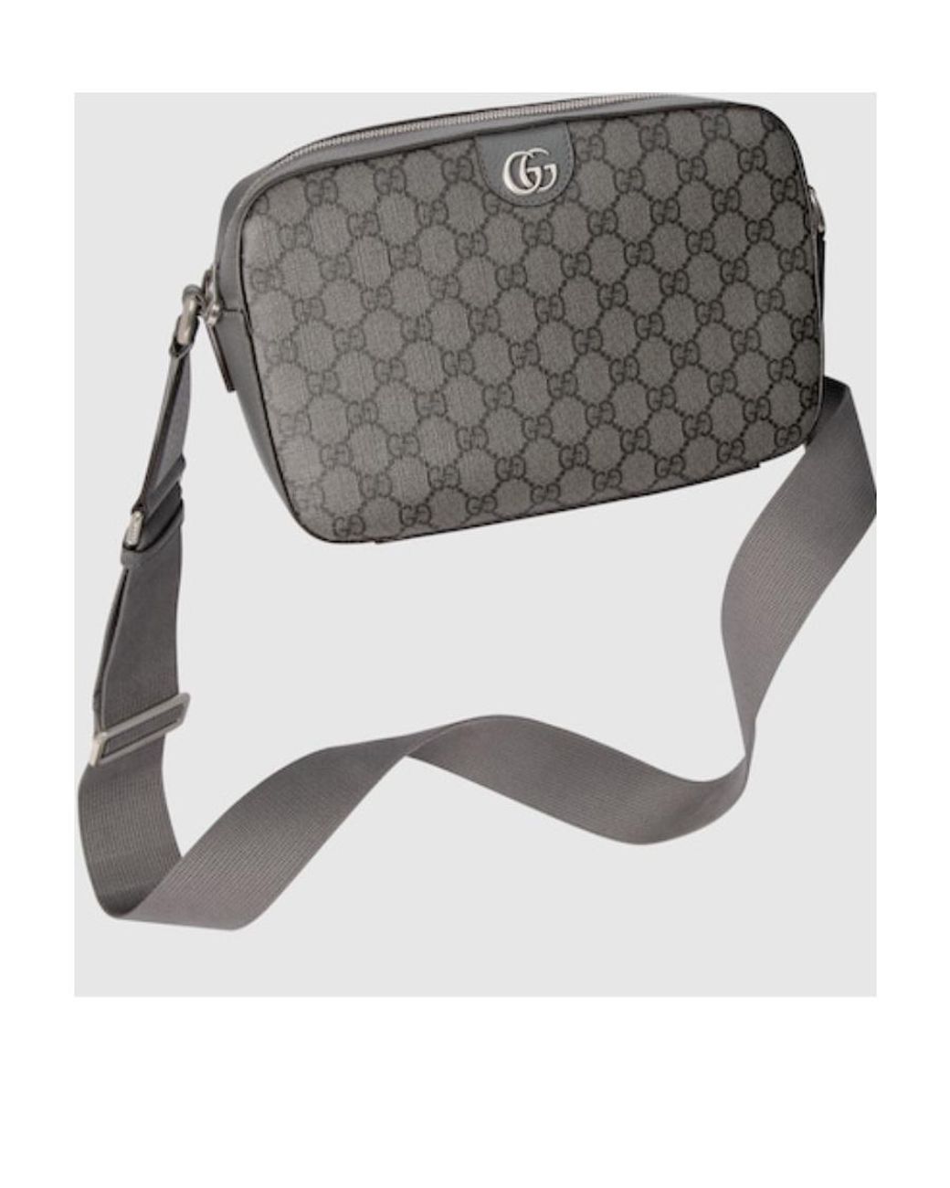 Gucci Gray Ophidia Small Crossbody Bag for men