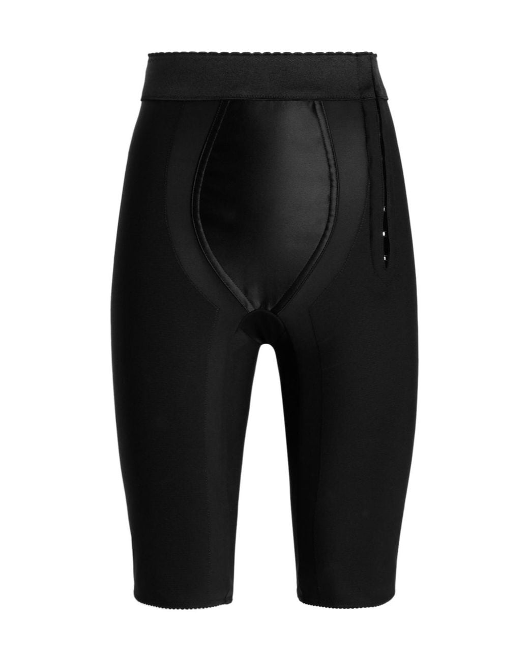Dolce & Gabbana Black Elastic-Waist Cycling Shorts