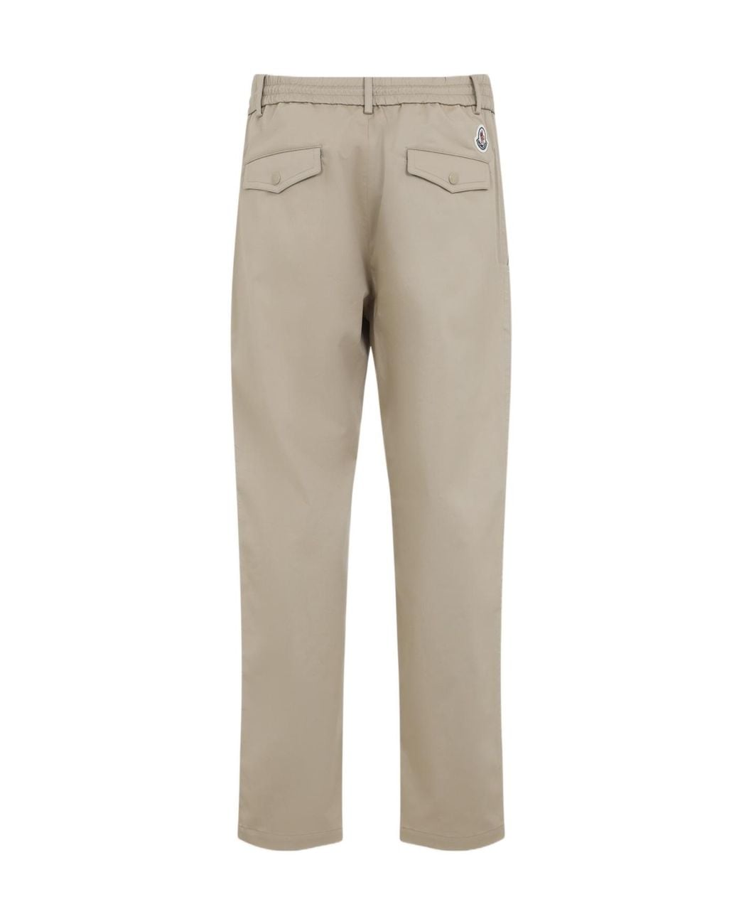 Moncler Gray Straight-Leg Trousers for men