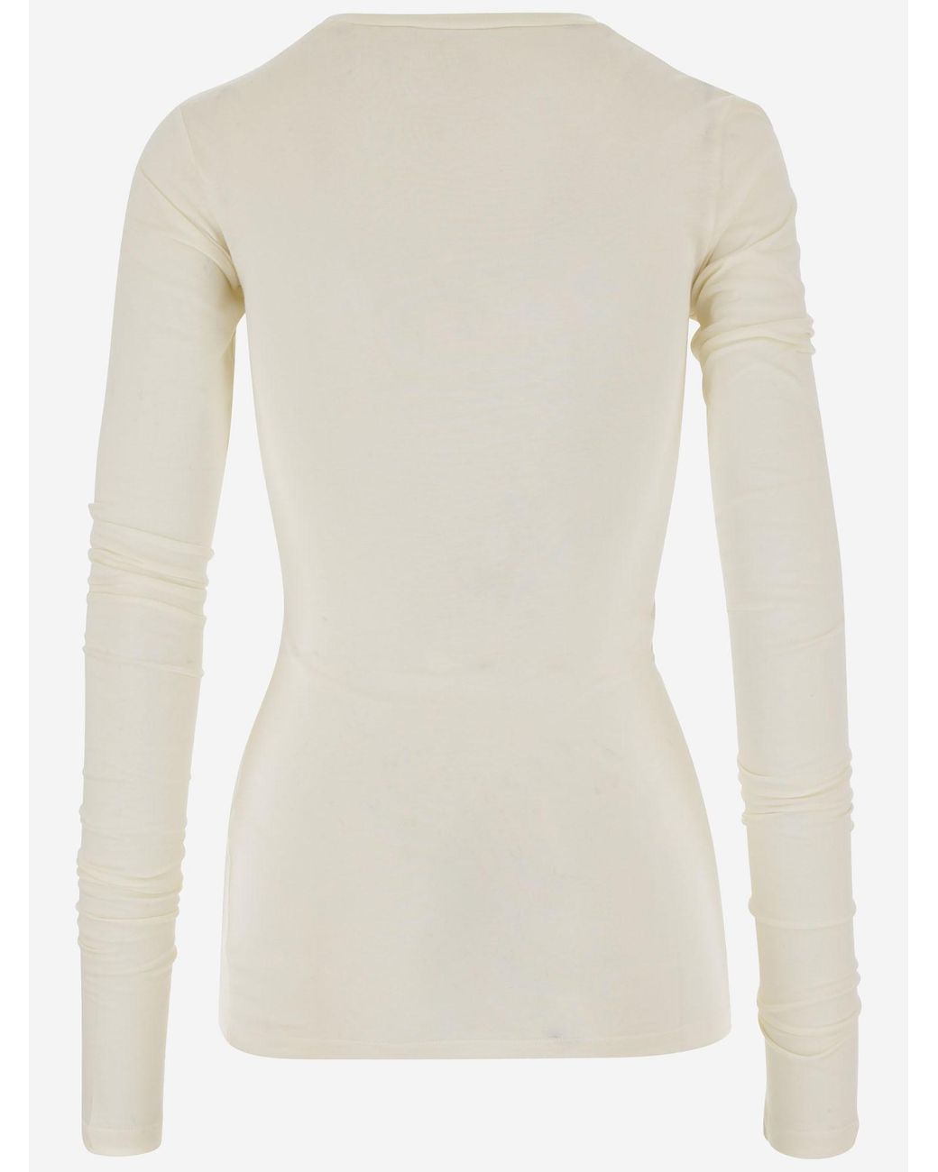DARKPARK White Slim-Fit Long Sleeve T-Shirt
