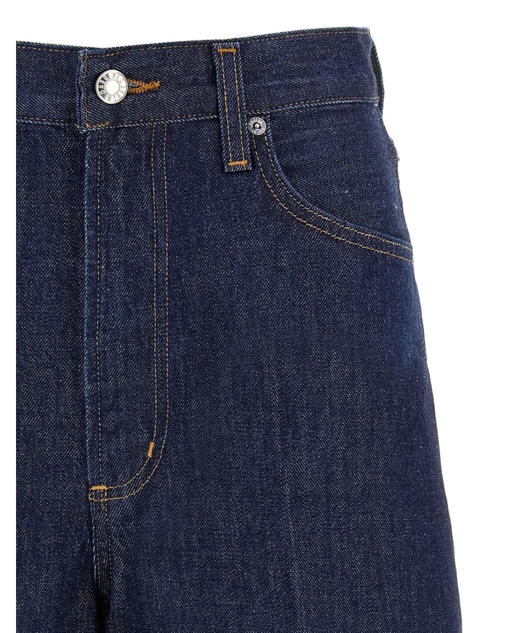 Agolde Blue 'Nolan' Bermuda Shorts