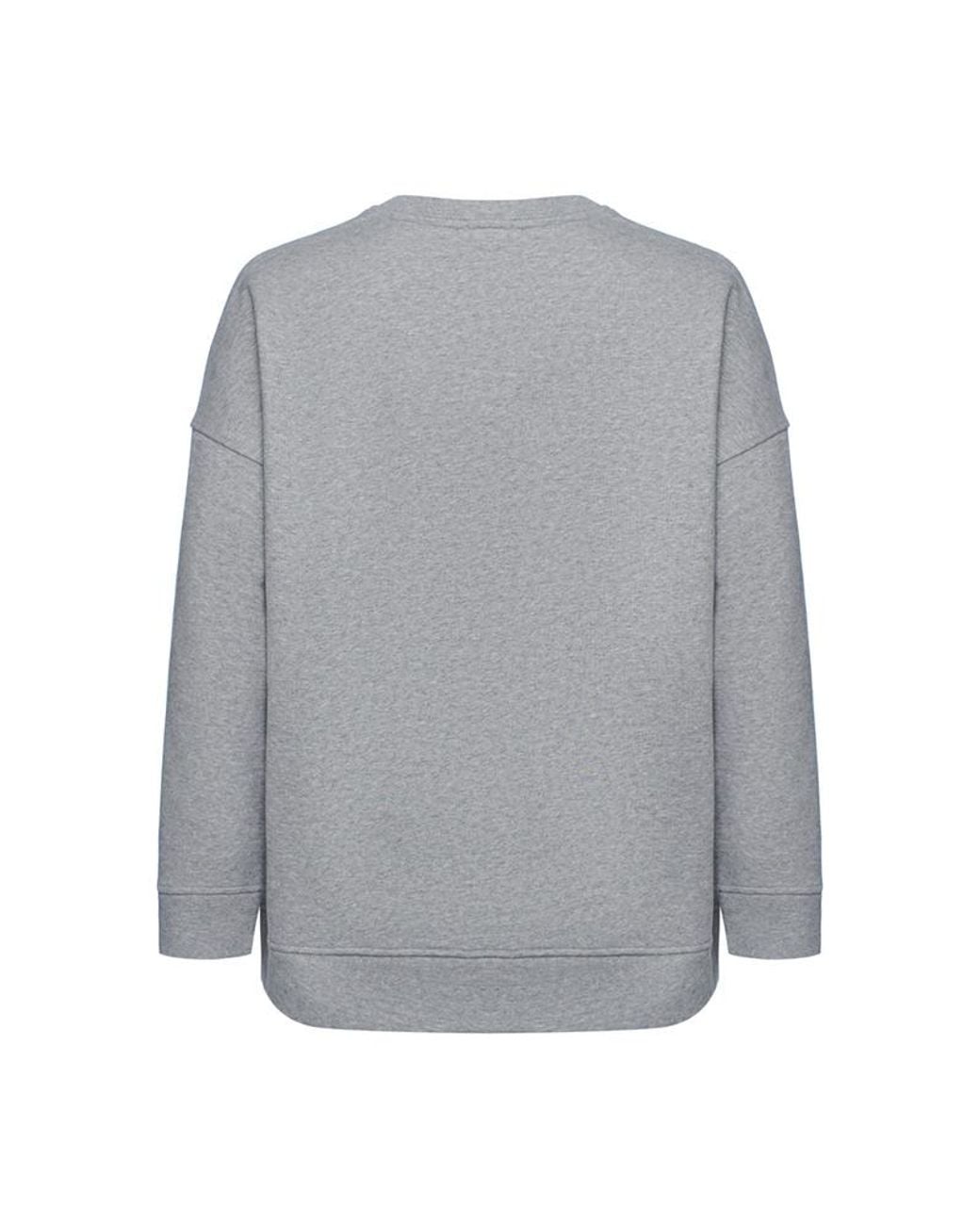 Weekend by Maxmara Gray Long-Sleeved Sweatshirt
