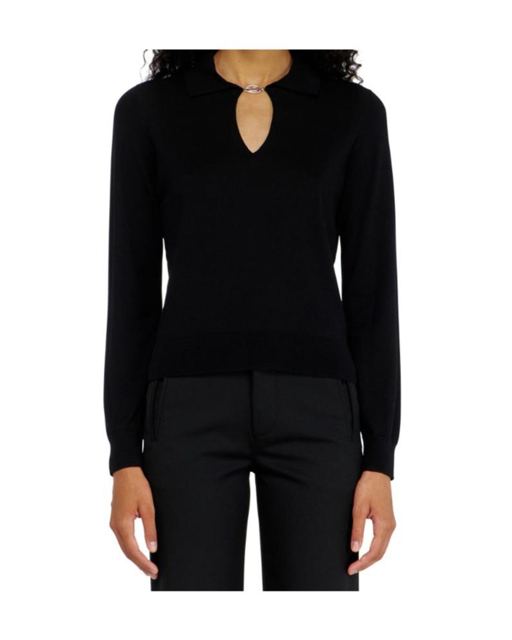 DIESEL Black Oval-D Polo Shirt