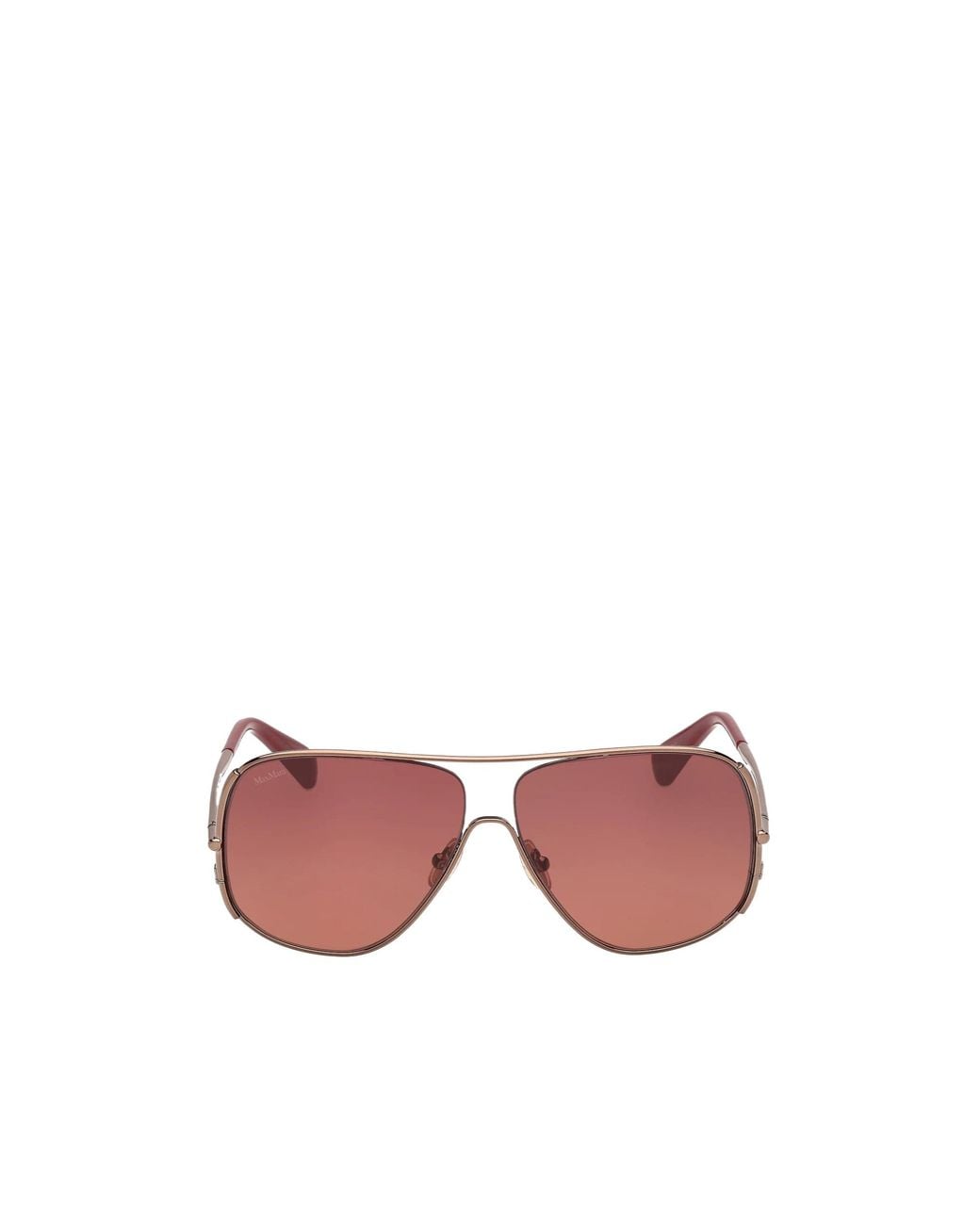 Max Mara Pink Shield Frame Sunglasses