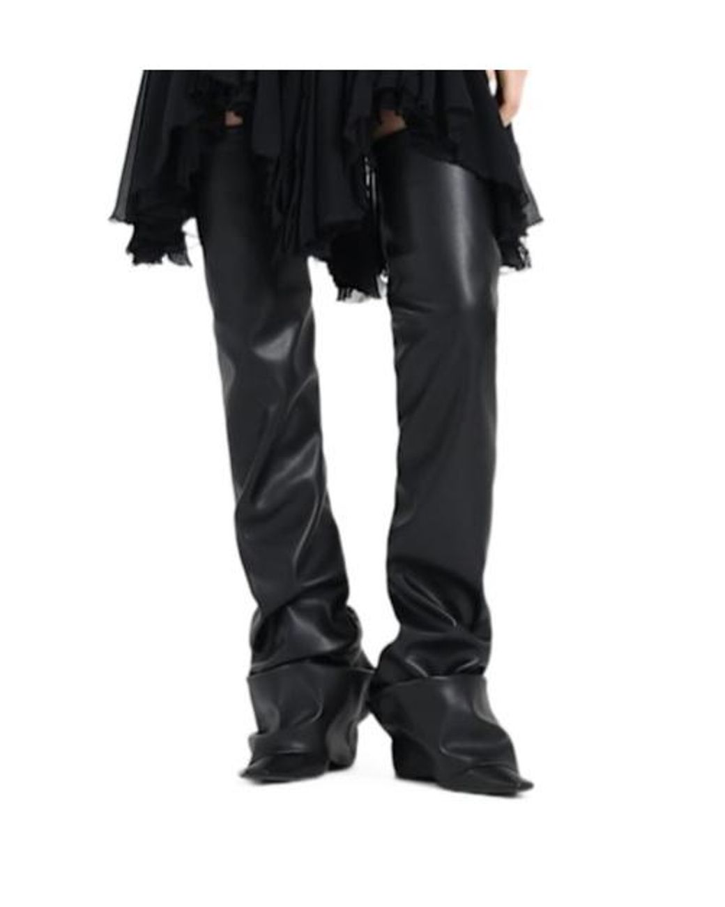 The Attico Black 95Mm Robin Otk Thigh High Boots
